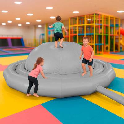 Надувное оборудование «Надувной живот» 5*5*1,5 м, серый