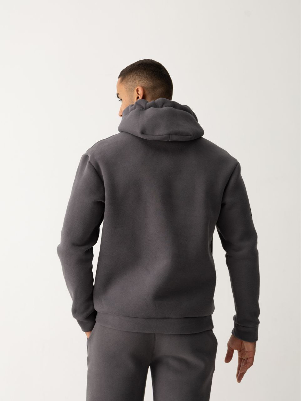 Худи теплое. Графит