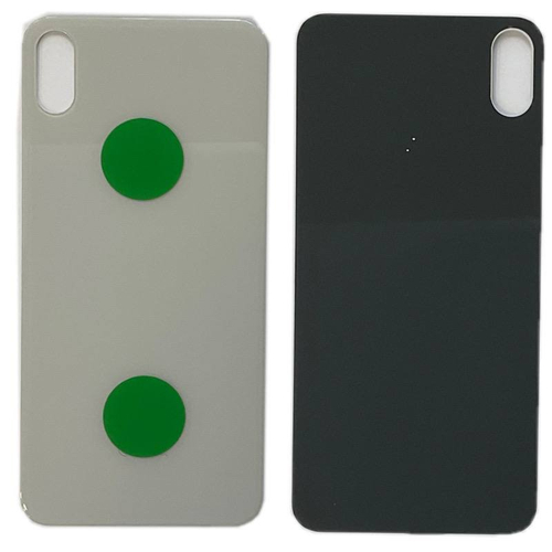 Задняя крышка для Apple iPhone Xs Max Белый (широкий вырез под камеру) - Премиум