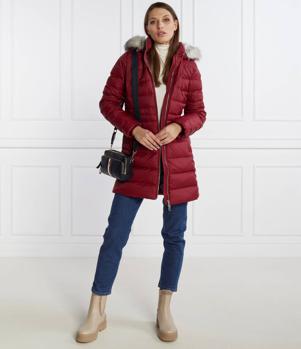 Пуховая куртка TYRA Tommy Hilfiger - бордовый(WW0WW39747)