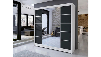 Шкаф-купе Мелисса Венге Цаво 3354/ Белый 101  210*60*260