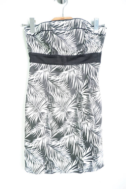 Платье-бандо H&M для стильного отпуска, маркировка 34, визуально на 40 размер