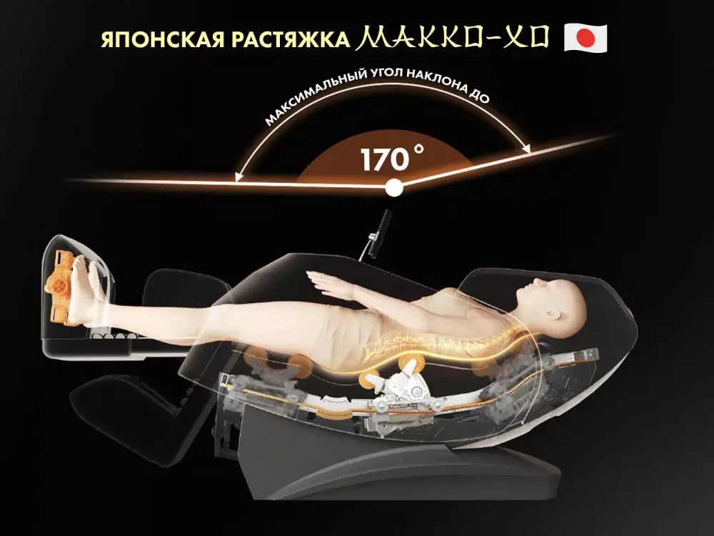 Массажное кресло FUJIMO 氣 FLEXOR F500 Brown