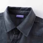 Рубашка Ymkashix Velvet Button графитовая