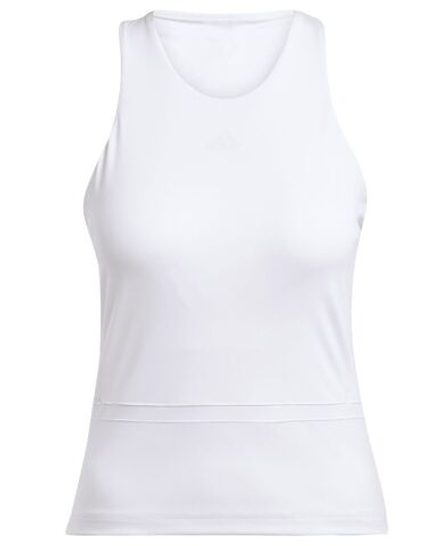 Топ теннисный Adidas Climacool Mid-Length Y-Tank - white