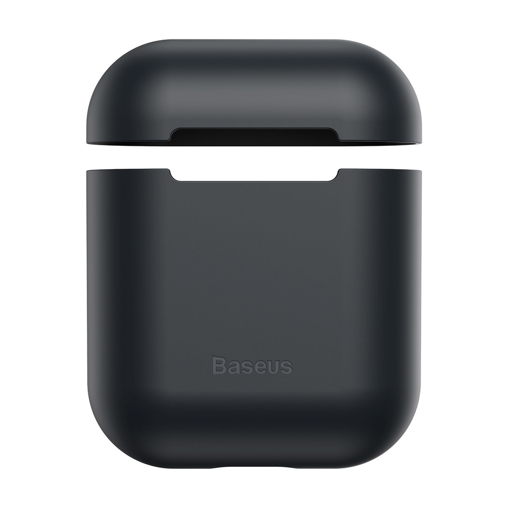 Чехол для Apple AirPods 1/2 Baseus Ultrathin Series Silica Gel Protector - Black