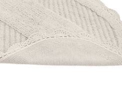 LAURA (крем) Набор ков. для ванной кружевной 60х100 и 50х70