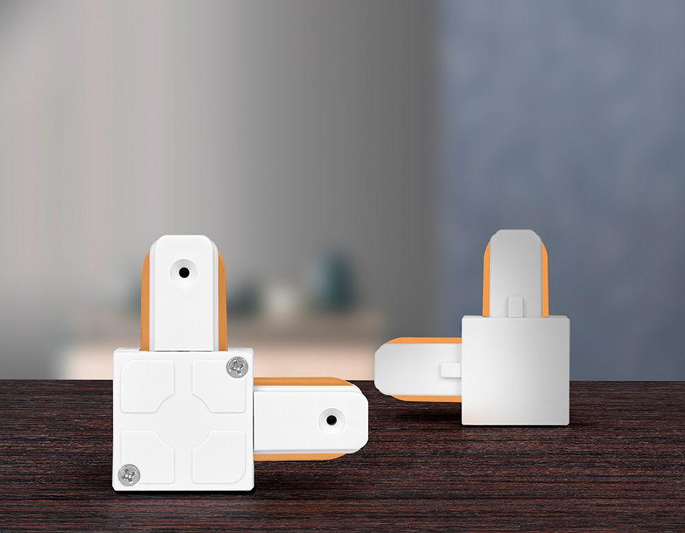 Ambrella Коннектор угловой однофазный для соединения трековых шинопроводов Track System GL7070