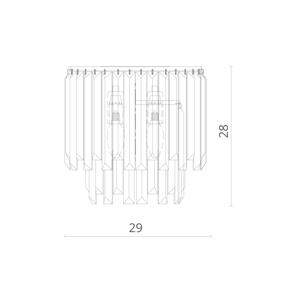 Бра Divinare Nova 1223/02 AP-2