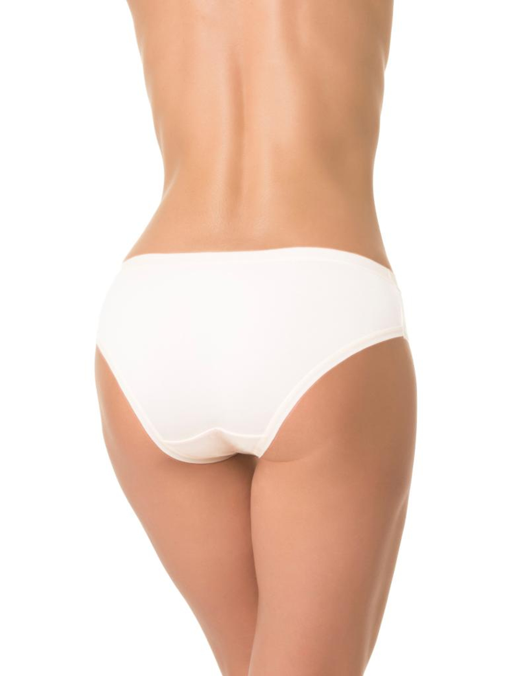 Бамбуковые однотонные трусики-слипы (Размер: S) (Цвет: бежевый)