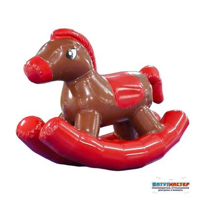 Надувная лошадка качалка «Весёлый скакун», 2×0,7×1,4 м