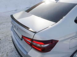 Лип спойлер Lada Vesta NG черный глянец