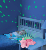 Светильник-проектор звездного неба Summer Infant Dozzing Hippo, розовый