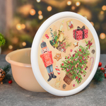 Миска 2,1л с крышкой "Modena. Игрушки", цвет бежевый