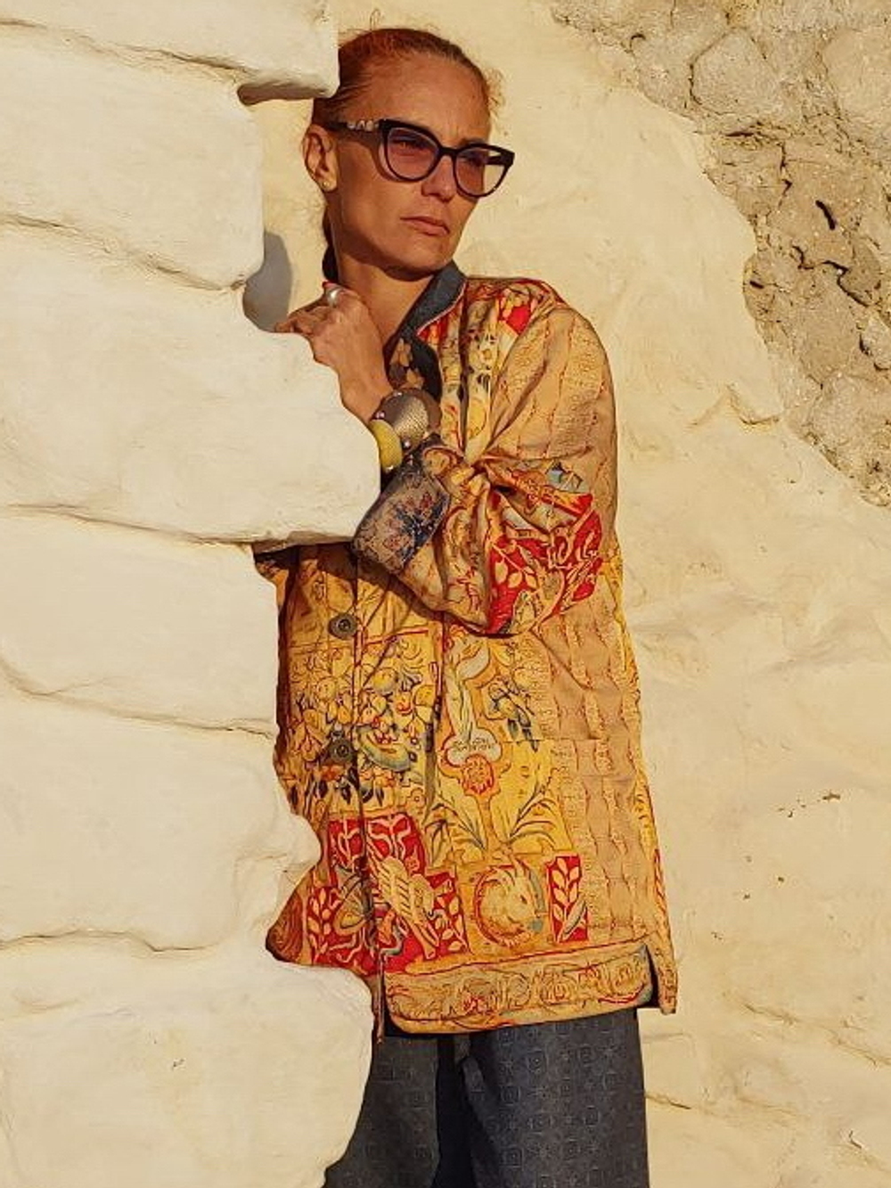 Двусторонний жакет "Фландрия", по мотивам средневековых шпалер