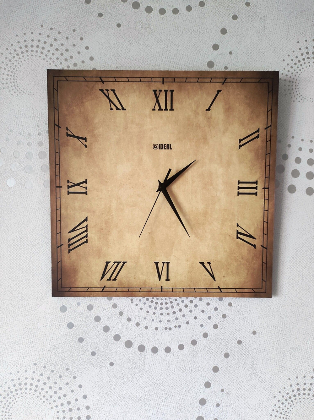 большие деревянные часы из МДФ mdr340 d420 (-)