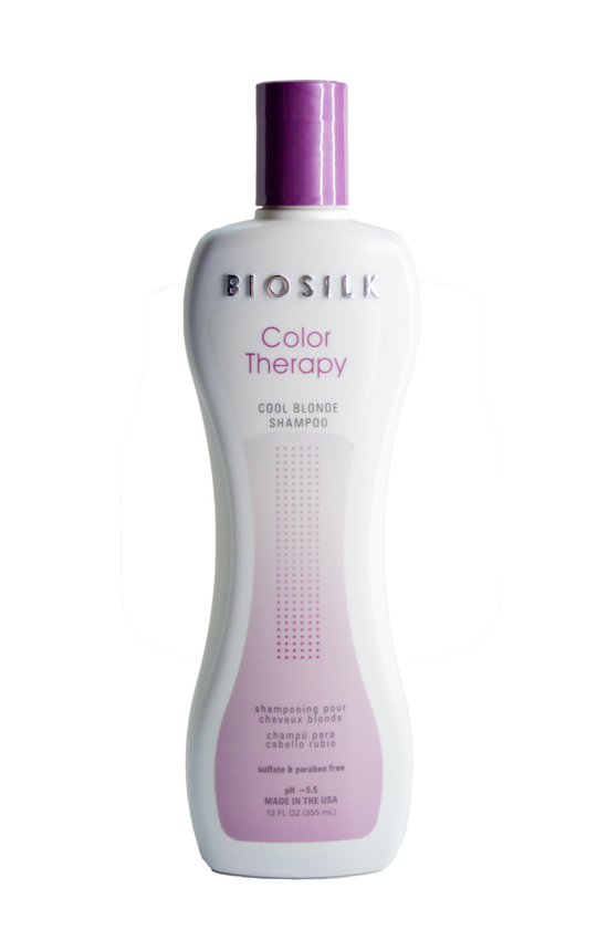 BIOSILK Фиолетовый шампунь для осветленных волос Color Therapy Cool Blonde Shampoo 355 мл