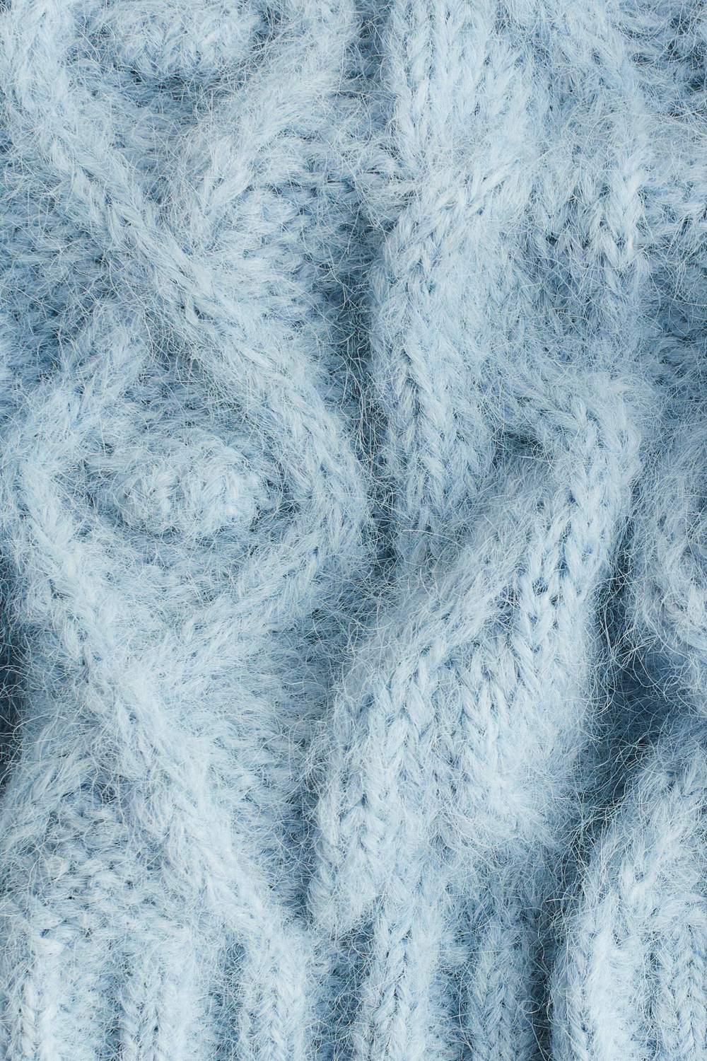 H&M Вязаный свитер, голубой