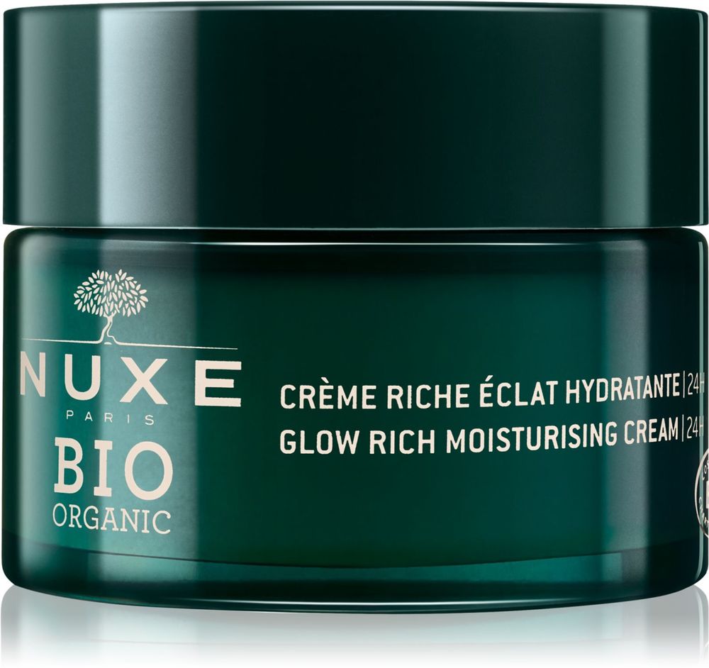 Nuxe осветляющий увлажняющий крем для нормальной и сухой кожи Bio Organic