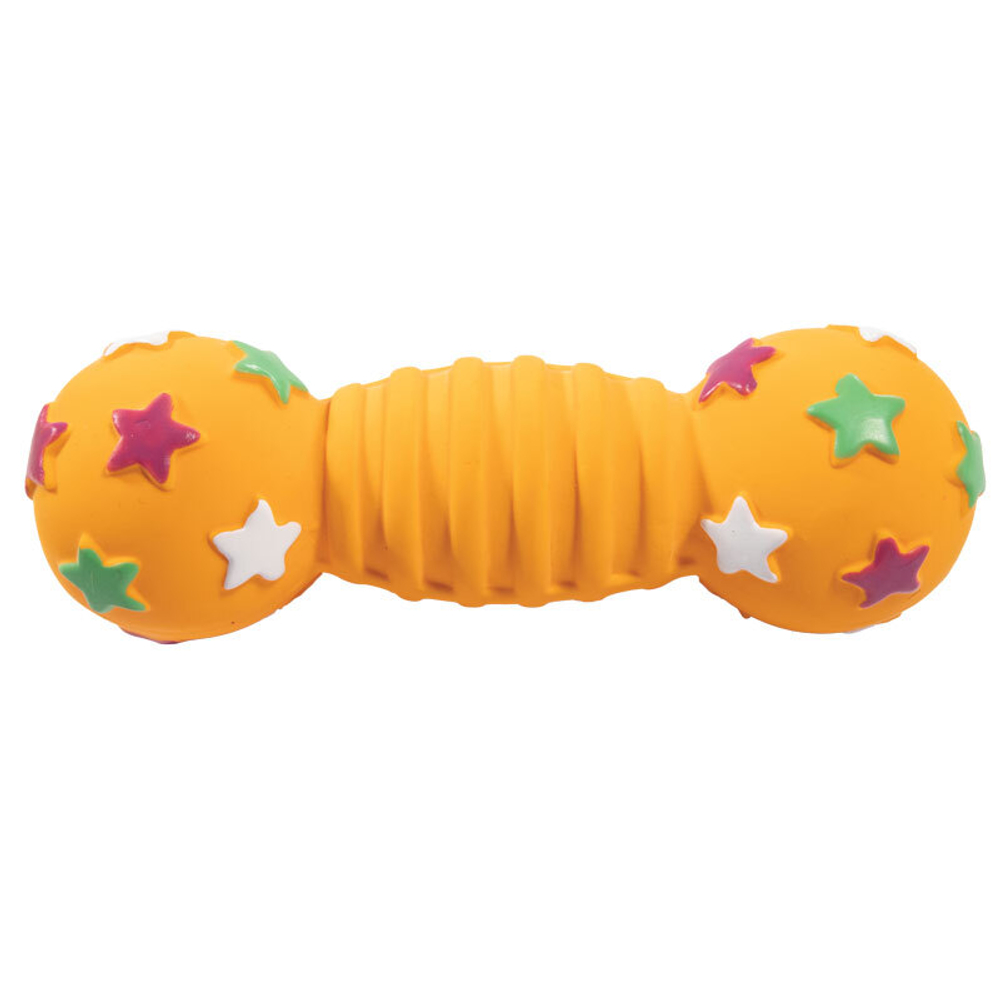 Игрушка Triol "Гантель Звезды"из латекса, для собак , 15 см.