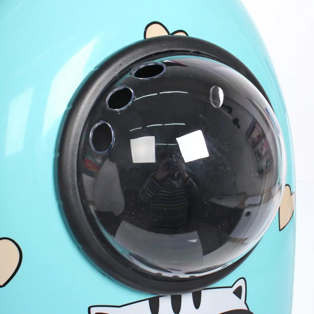 Рюкзак - переноска для животных «ЛЮБИМЫЙ БРО», цвет голубой, 30*29*42см/до 12кг (Пакет и Лейбл)