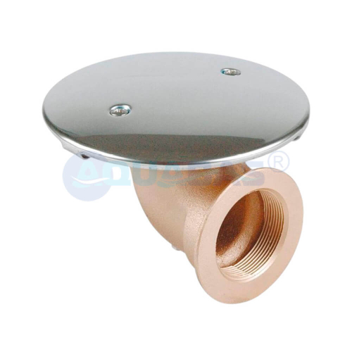 Донный слив Hugo Lahme из бронзы боковой 2" ВР (морская вода) (2015021)