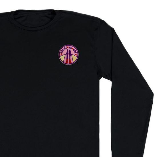 Нашивка термоаппликация на одежду и на рюкзак. Trust No One