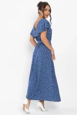 Платье Жара (синее/горох) П13968-16М LT Collection