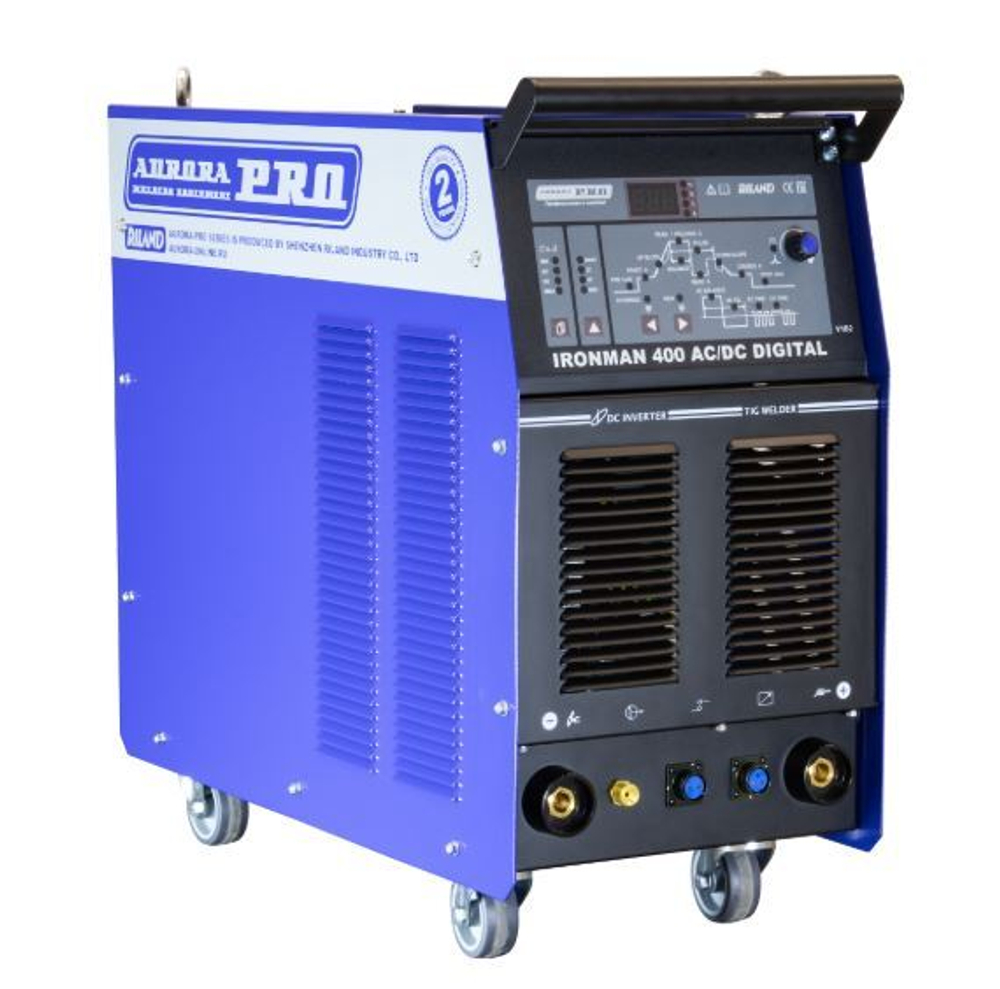 Индустриальный аппарат аргонодуговой сварки AuroraPRO IRONMAN 400 AC/DC DIGITAL (TIG+MMA)