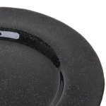 Тарелка 26см «Блэк рояль» черная