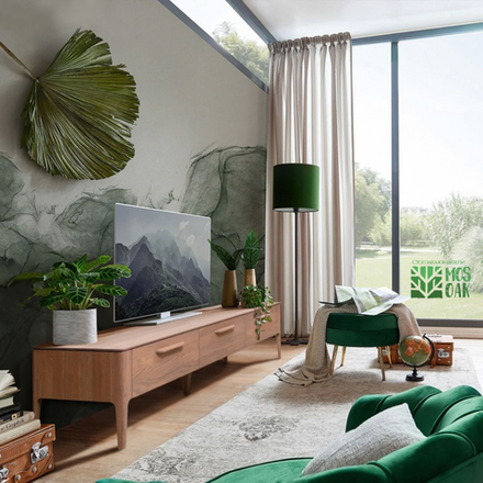 Тумба под ТВ из массива дуба Porto-3 (Atlanta-3)