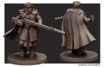 Astra Militarum Tallarn Desert Raiders Талларнский Гвардеец с длинной лазвинтовкой миниатюра для AOS,Waha, Настольная игра, НРИ, Варгейм, РПГ