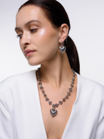 Cерьги "Ribbing Love" Silver