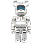 Дизайнерские игрушки BE@RBRICK x /HajimeSorayama 400%100% x BAPE BABY MILO 7cm/28cm, 2438235-609126940