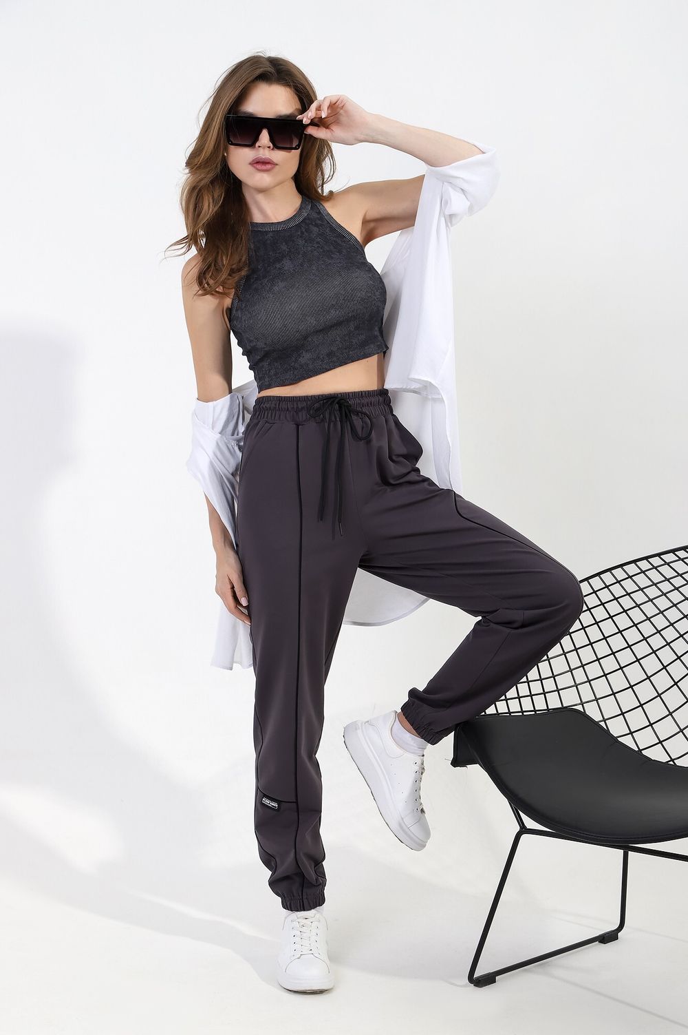 Брюки Сияние стиля-1 Виотекс АНТРАЦИТ