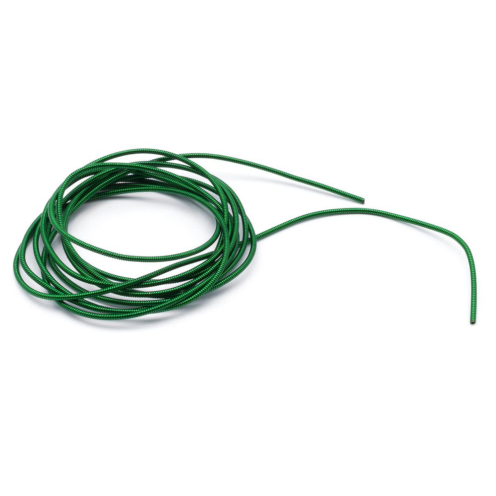 Канитель жесткая, 1 мм, 5 гр +/- 0,1 гр., зелёный