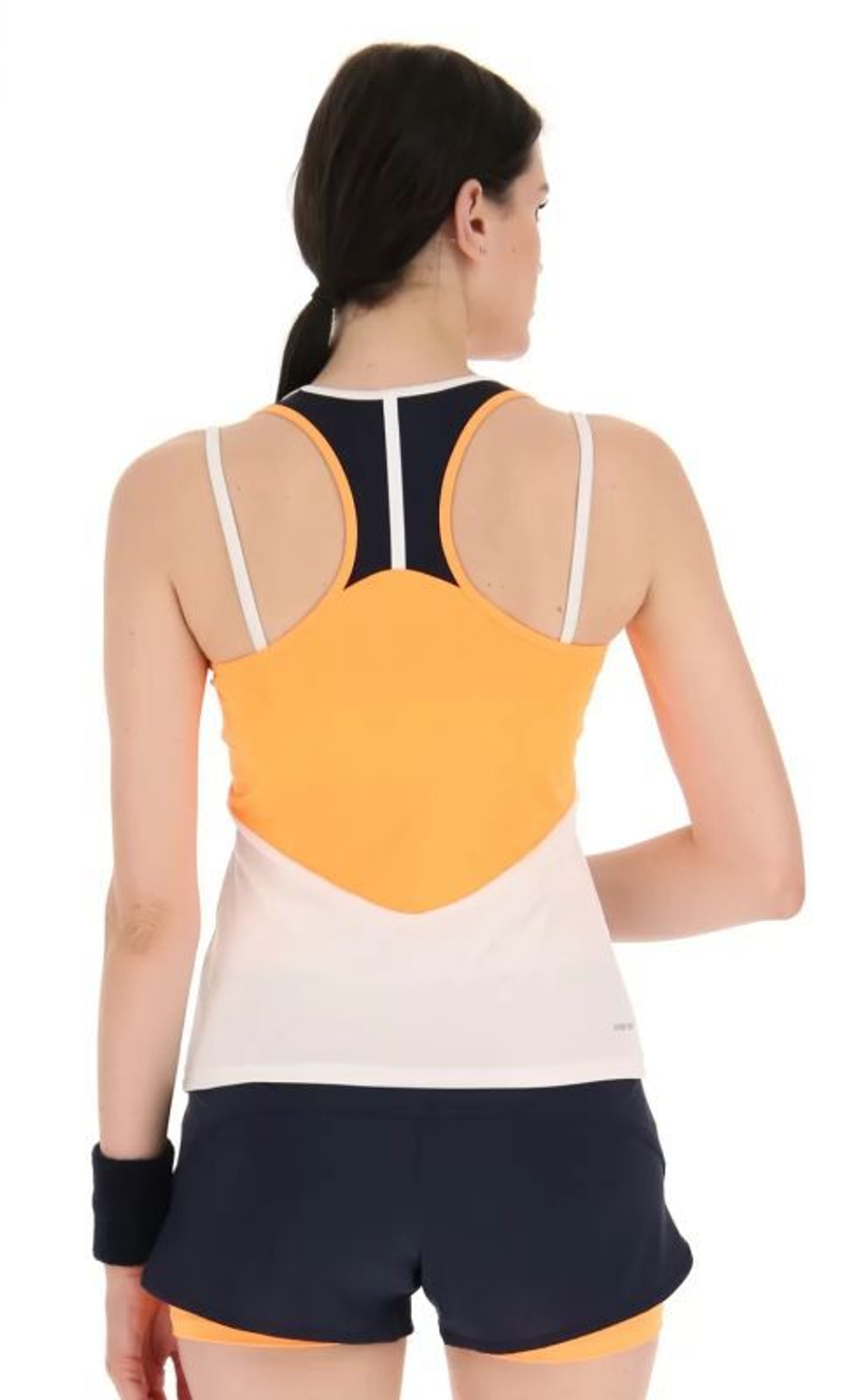 Женский топ теннисный Lotto Top W IV Tank 1 - bright white/orange