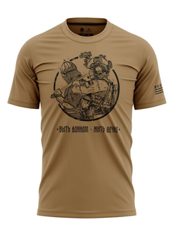 Футболка с принтом Барс Антитеррор (Coyote) 46