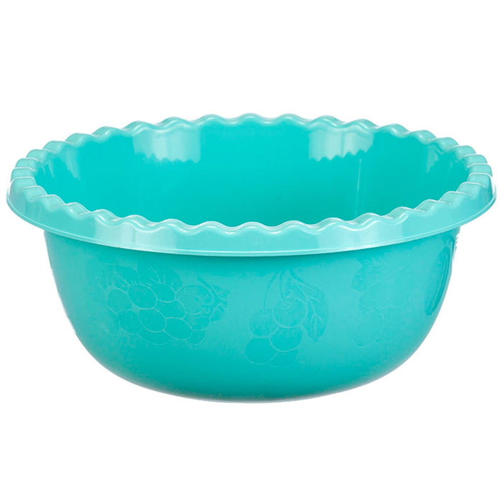 Миска 5л круглая, аквамарин