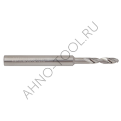 Сверло 3.3мм монолитное твердосплавное 3D без подвода СОЖ. для цвет.металлов SP-N800030330 VHM AHNO