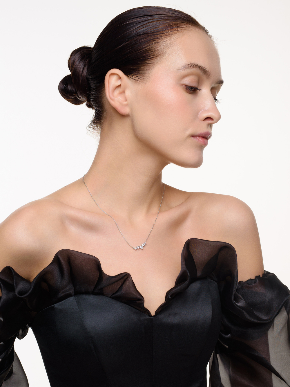 Колье "Crystal" Silver