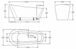 Акриловая ванна BelBagno 180x82 BB63-1800-W0 без гидромассажа
