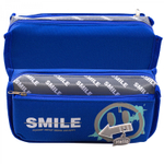 Пенал - косметичка, Alingar, ткань, молния, боковой карман, 90 х 200 мм, "Smile", ассорти (смайлик, надпись SMILE)