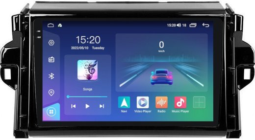 Магнитола для Toyota Fortuner 2015-2022 - Parafar PF589U2K Android 11, QLED+2K, ТОП процессор, 8Гб+128Гб, CarPlay, SIM-слот