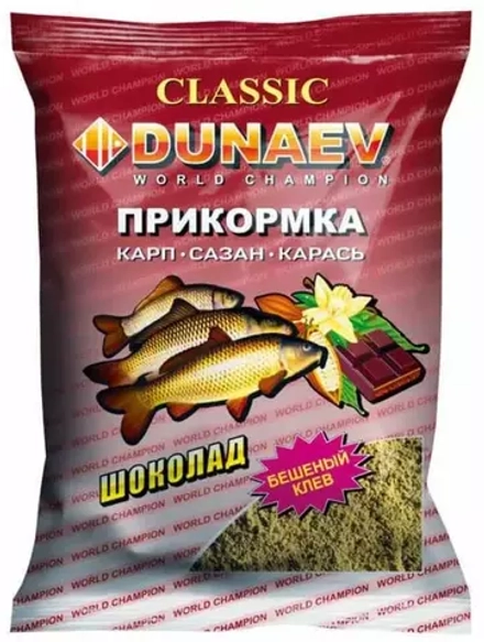 Прикормка "DUNAEV КЛАССИКА" 0.9кг Карп Шоколад