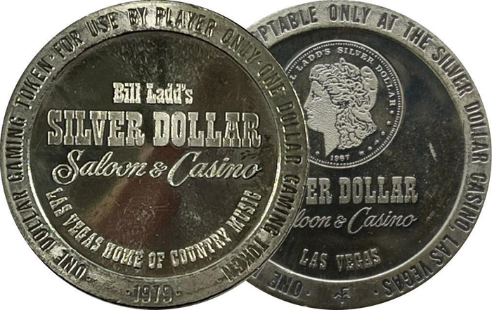 Silver Dollar (Bill Ladd's) Saloon & Casino $1 Token