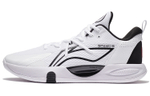 LiNing Li Ning Blitz 8 TD fabric synthetic leather TPU support stable shock absorption non-slip wear-resistant support low-top basketball shoes white and black