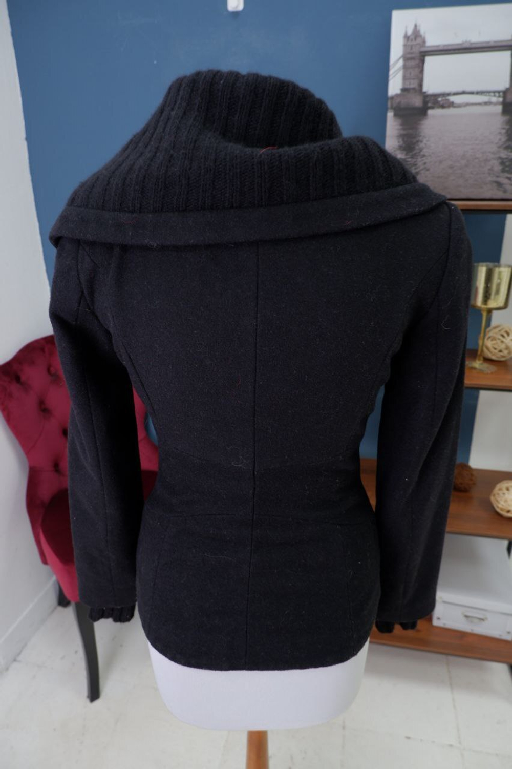 Полупальто Zara стильное 42 размер