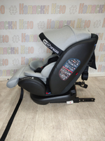 Автокресло детское Indigo Max-x ISOFIX группа 0/1/2/3 (0-36) серый