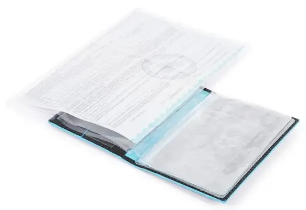 Обложка для документов Piquadro Blue Square черная (PP5256B2/N) 2